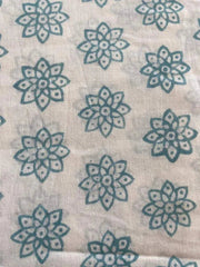 Indian Cotton Block Print Fabric by the Yard -Sewing and Quilting Fabric - Rohiyaan